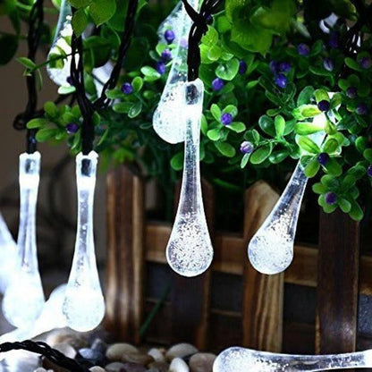 Belro solar powered string lights with 20 LEDs, 15.7 feet long, ideal for outdoor home and garden decoration.