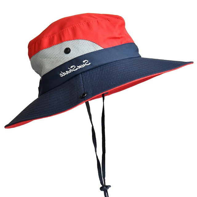 Belro UV protection foldable sun hat with wide brim, stylish sun shield accessory, lightweight and foldable for outdoor sun protection.