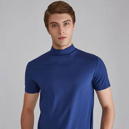 Belro casual cotton men's shirt with a fashionable fit, featuring a classic collar and button-down design.