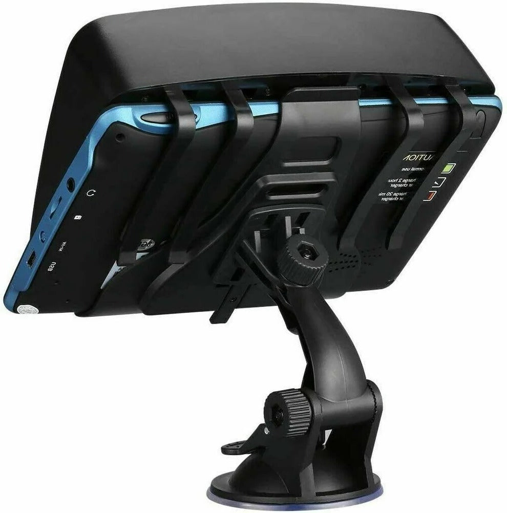 Belro 7-inch GPS navigation system with screen displaying map and route, electronic GPS device for cars.