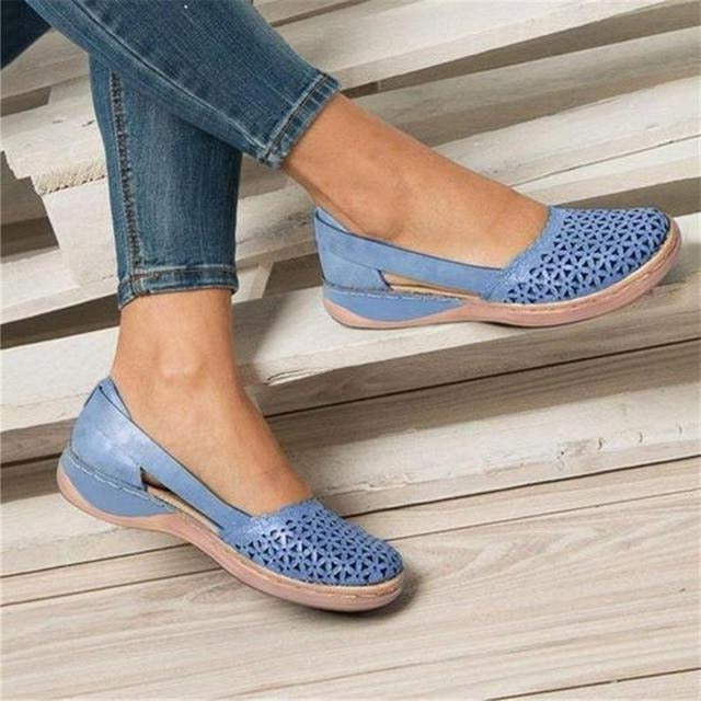 Belro women's flats designed for bunion relief, featuring a comfortable, supportive fit and stylish appearance.