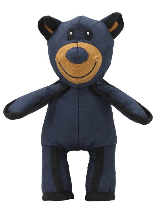 Belro indestructible interactive bear dog toy for heavy chewers, showing a durable plush toy with squeaker for dogs.