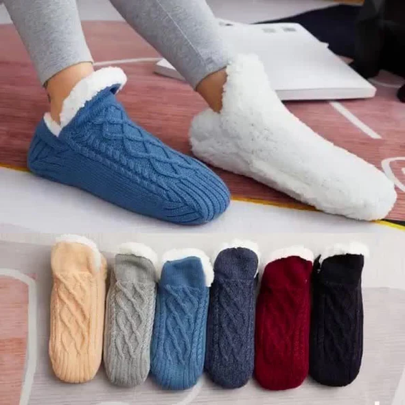 Belro indoor thermal socks with non-slip soles, cozy and warm clothing socks designed for indoor comfort and safety