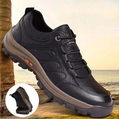 Men’s casual Belro shoes with hand-stitched design, arch support, breathable fabric, and non-slip soles in a stylish footwear style.
