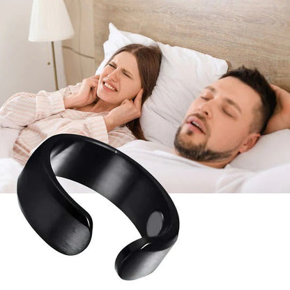 Belro anti-snore ring designed to reduce snoring and improve sleep quality with a sleek red design.