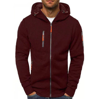 Belro men's high-quality hoodie in a casual fit, made from soft fabric, featuring a front pocket and adjustable drawstrings.
