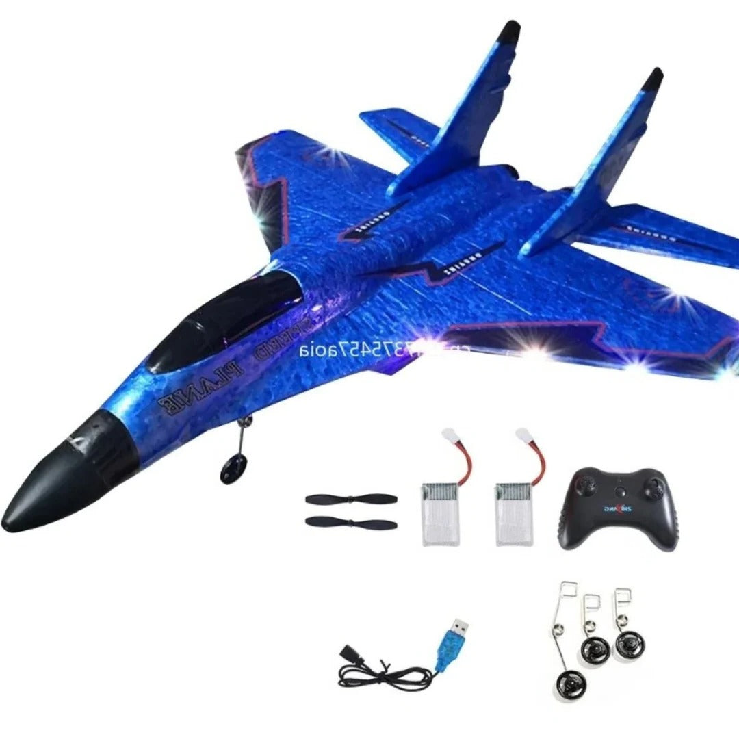 Belro shatter resistant remote control airplane toy with colorful design, suitable for kids and outdoor play.