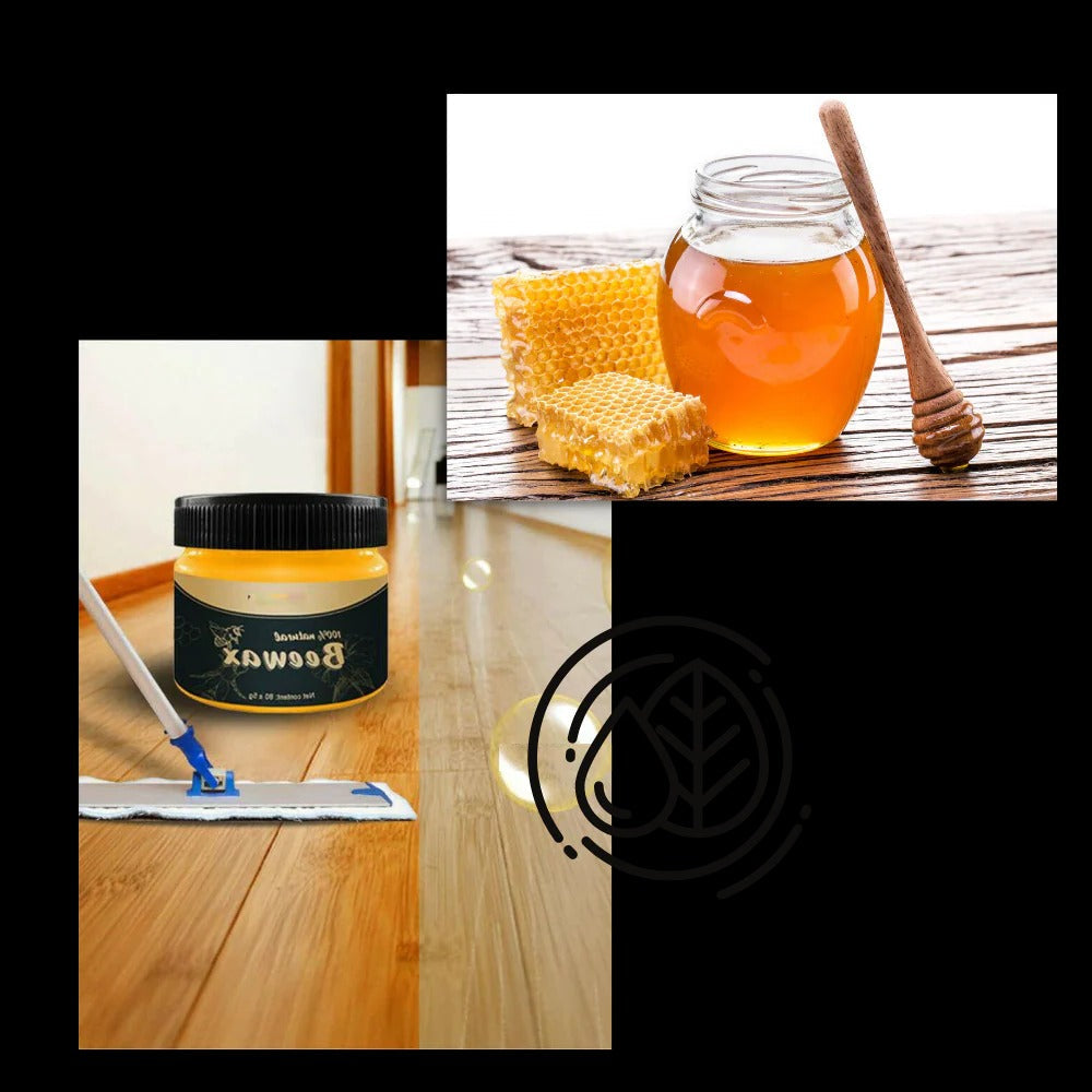 Belro wood furniture and floor polish bottle, designed for restoring and protecting wood surfaces in home and garden decor.