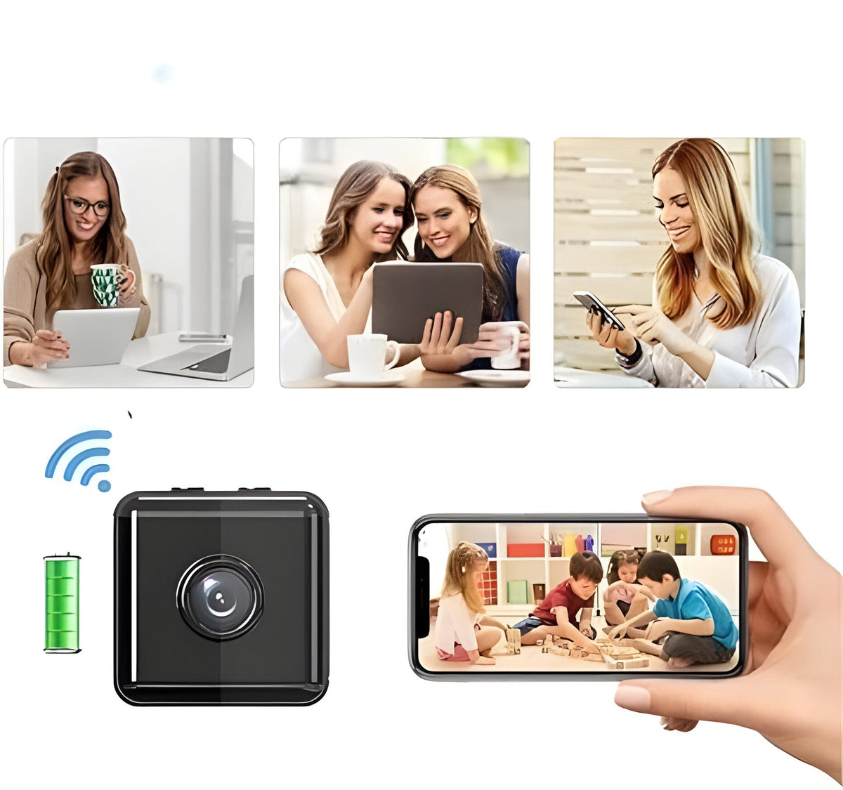 Belro Sentinel Eye HD wireless security camera mounted outdoors with visible lens and weatherproof casing for surveillance.