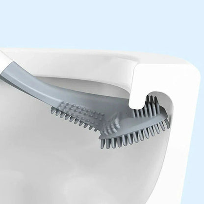 Belro self-cleaning hygienic toilet brush with ergonomic handle and white cleaning head, designed for effective bathroom cleaning.