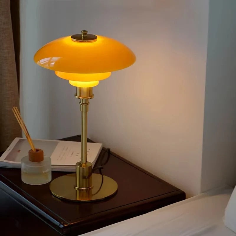 Belro Scandinavian LED table lamp with sleek modern design, providing soft ambient lighting for desk or bedside use.