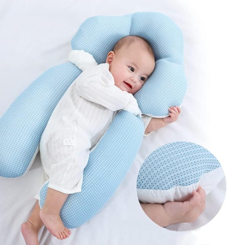 Belro infant resting pillow set with soft, supportive pillows for newborns and babies, ideal for cozy home bedding.