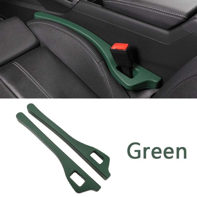 Belro Auto Gap Safety Fillers installed between car seats and center console for a secure, organized interior space.