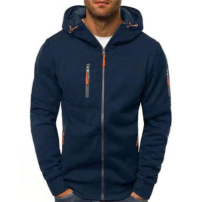 Belro men's high-quality hoodie in gray, featuring a comfortable fit and soft fabric, ideal for activewear and casual wear.