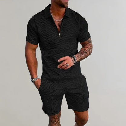 Belro men's summer shorts set featuring lightweight fabric and casual fit, perfect for warm weather and outdoor activities.