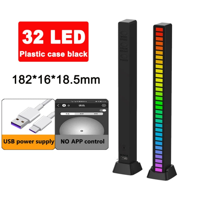 Belro Rhythm LED Light Bar with colorful glow, electronic lighting device for vibrant ambient illumination.
