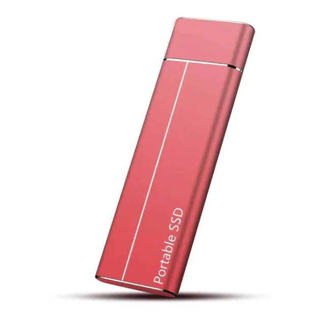 Belro portable SSD for large storage, compact external electronic drive with sleek design and USB connection.