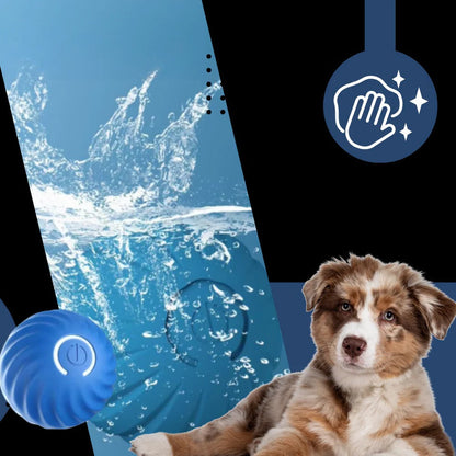 Belro interactive obstacle-avoiding dog ball toy for pets, featuring vibrant colors and motion-activated design for engaging play.