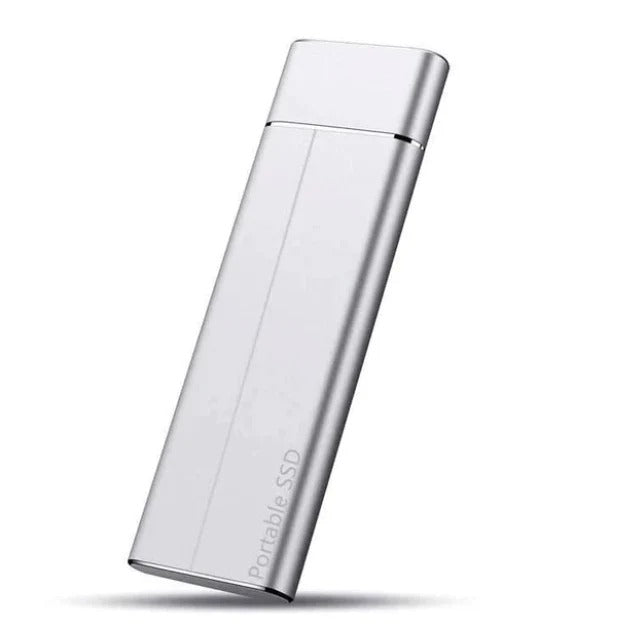 Belro portable SSD for large storage, sleek electronic device with USB connection and compact design for computer data transfer