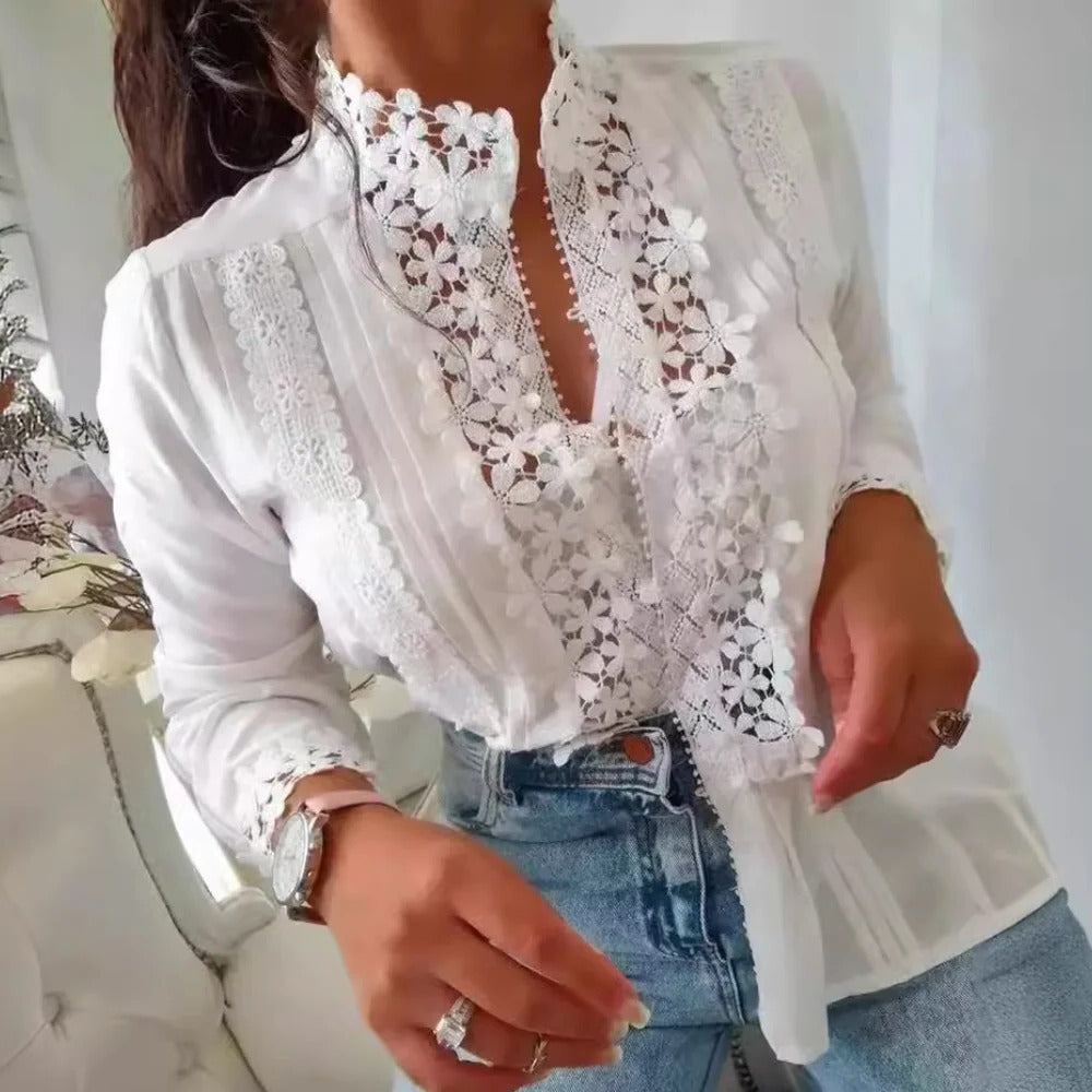 Belro elegant women's blouse, stylish top with a flowy fabric, suitable for casual or formal wear, shown in image 67.