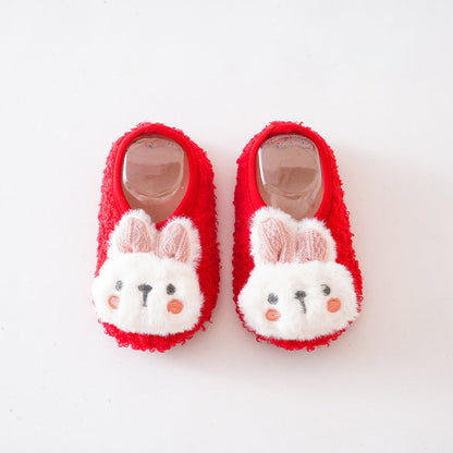 Belro baby sock shoes in soft fabric with elasticized ankle for comfortable fit, featuring cute colorful patterns.