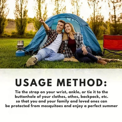 Belro mosquito repellent wristband, adjustable accessories wristband designed to repel mosquitoes and prevent bites.