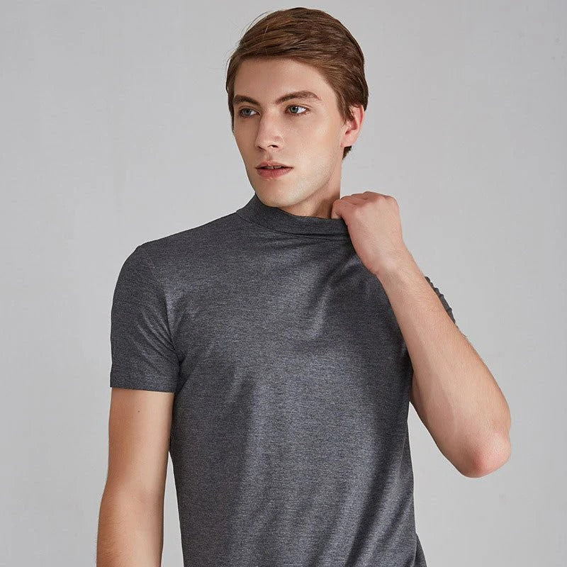 Belro casual cotton men's shirt with a fashionable fit, shown in a relaxed, stylish design perfect for everyday wear.