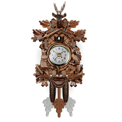 Belro Retro Cuckoo Wall Clock with vintage design and wooden finish, perfect for home decor and adding a charming touch.