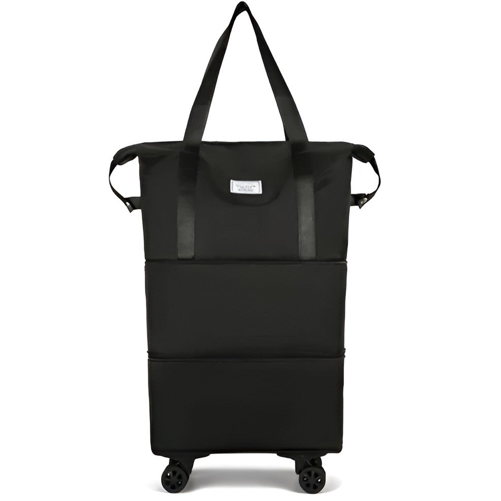 Belro separation backpack with wheels, designed for dry and wet items, featuring multiple compartments and sturdy luggage handles.