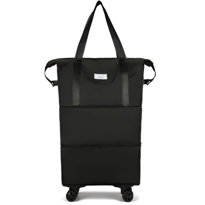 Belro separation backpack with wheels, designed for dry and wet items, featuring multiple compartments and sturdy luggage handles.