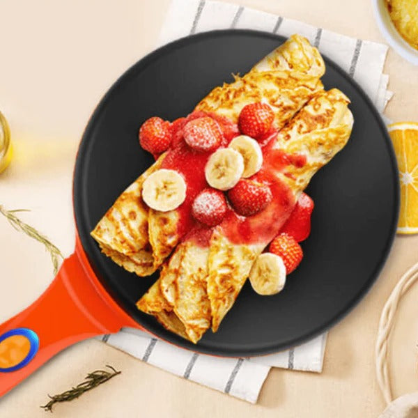 Belro Fast Prep non-stick crepe maker griddle pan for home kitchen, showing the flat cooking surface and non-stick coating