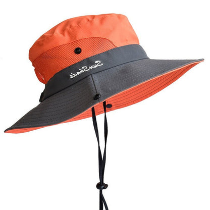Belro UV protection foldable sun hat with wide brim, stylish sun shield accessory, perfect for outdoor sun protection.