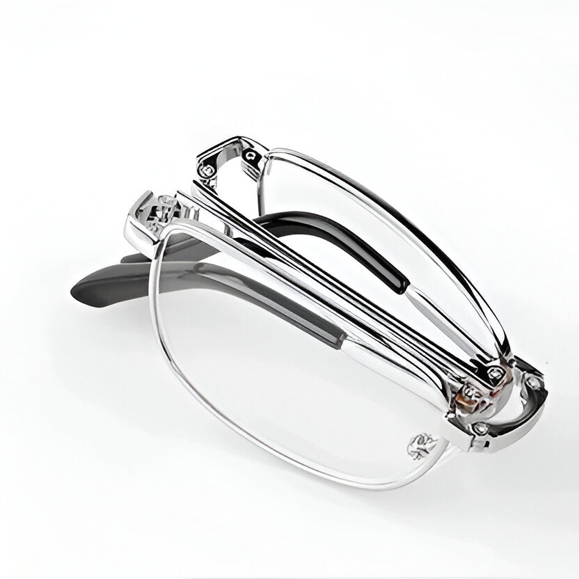 Belro elegant reading glasses with clear lenses and stylish black frames, designed for comfortable vision correction.