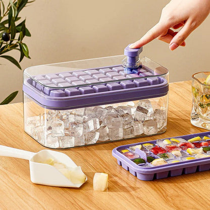 Belro One-Click Ice Tray System for kitchen and home use, featuring a sleek design and easy ice release mechanism.