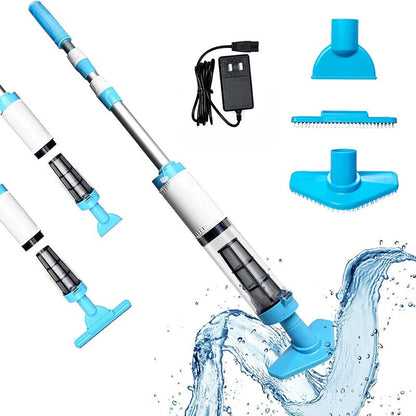 Belro 3-in-1 cordless rechargeable pool vacuum cleaner with handheld design for outdoor pool cleaning.