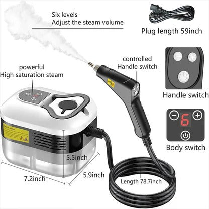 Belro high-pressure steam cleaning tool for outdoor use, with a nozzle and hose attachment for efficient cleaning of outdoor surfaces.