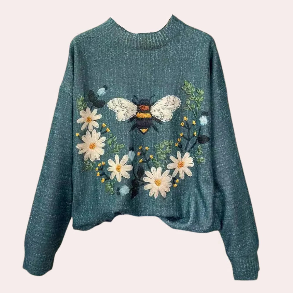 Belro women's stylish sweater in soft knit fabric, featuring a cozy fit and classic design perfect for casual wear.