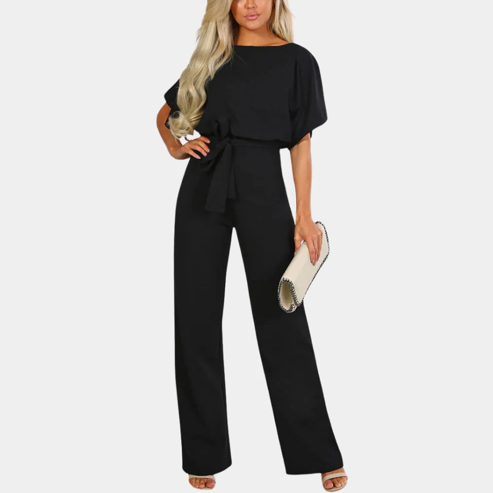 Belro stylish women's jumpsuit featuring a sleek, modern design, full-length pants, and a fitted silhouette.