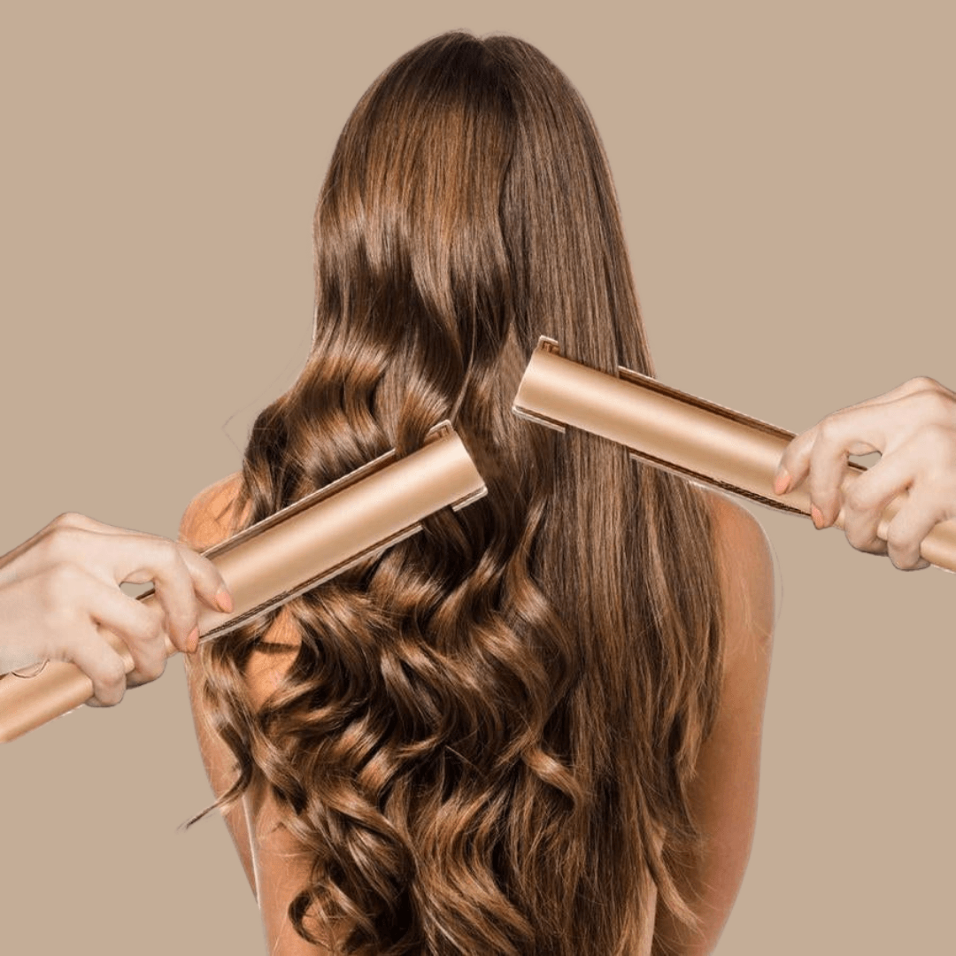 Belro 2-in-1 hairstyler for versatile hair styling and smoothing, with ceramic and tourmaline technology.