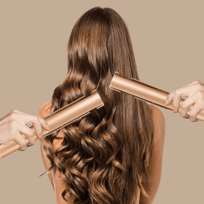 Belro 2-in-1 hairstyler for versatile hair styling and smoothing, with ceramic and tourmaline technology.