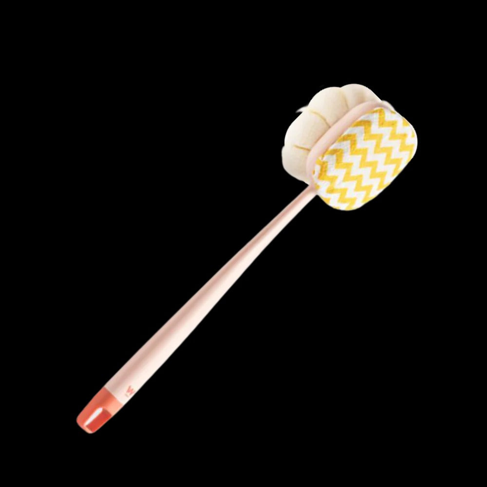 Belro exfoliating body scrubber bath brush with textured bristles for gentle skin exfoliation and cleansing.