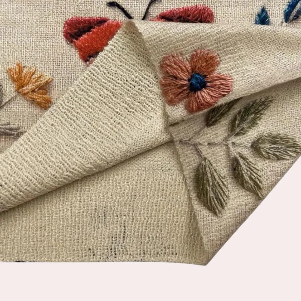 Women's fashionable sweater by Belro, featuring a cozy knit design in soft neutral tones, perfect for casual wear.