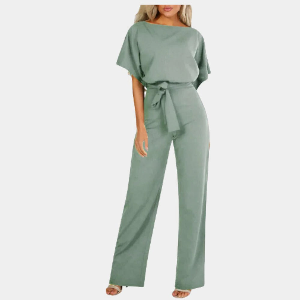 Belro stylish women's jumpsuit featuring a sleek design, with wide-leg pants and a fitted top, perfect for casual or dressy occasions.