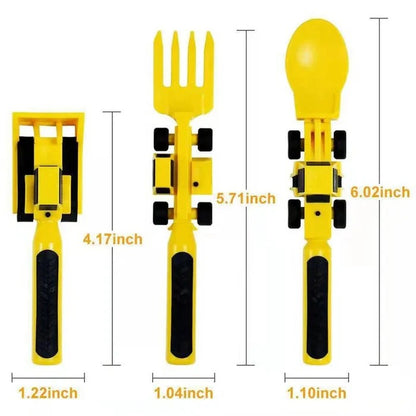 Belro Eating Construction Combo Set for babies and kids, includes colorful bottles and utensils designed for feeding.
