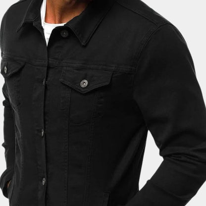 Stylish classic men's Belro shirt in light blue with button-down front and collar, displayed on a hanger.