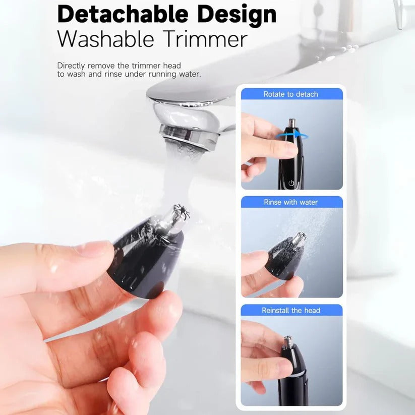 Belro rechargeable nose and ear hair trimmer with compact design, suitable for personal grooming and easy to use.