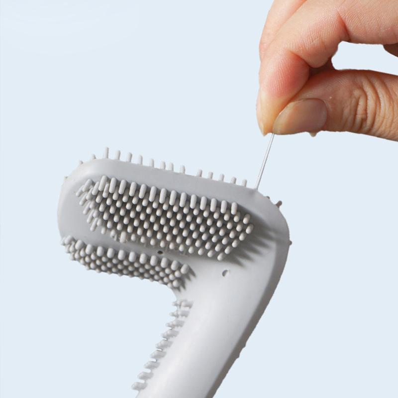Belro Ultimate Toilet Cleaning Brush with sturdy handle and bristles for effective bathroom cleaning, shown on a bathroom surface.