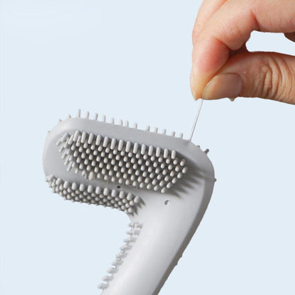 Belro Ultimate Toilet Cleaning Brush with sturdy handle and bristles for effective bathroom cleaning, shown on a bathroom surface.