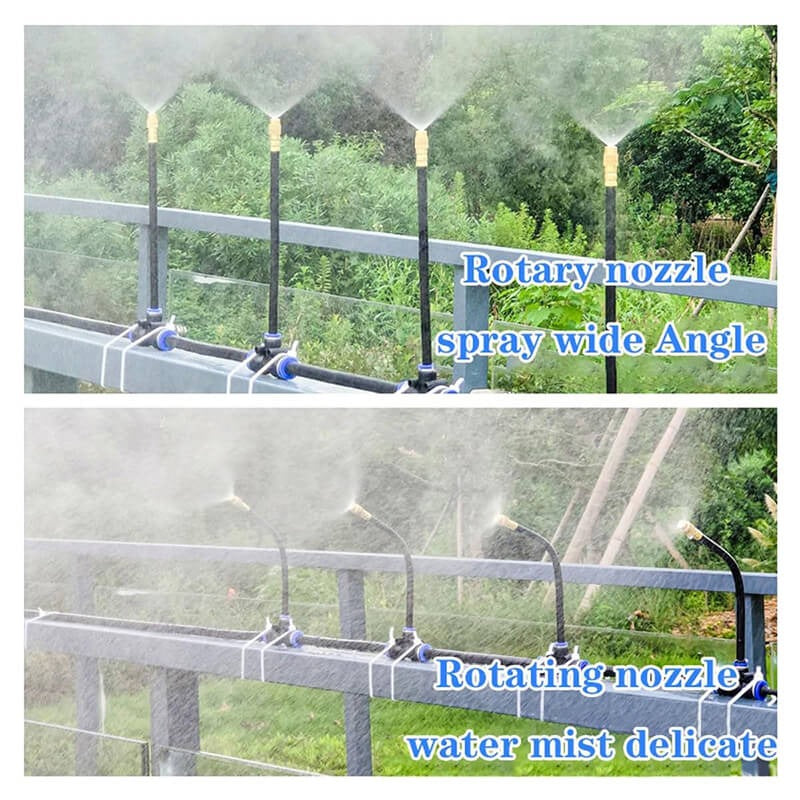 Belro drip irrigation kit with 360-degree flexible hose for outdoor garden watering, includes hoses, connectors, and adjustable emitters.