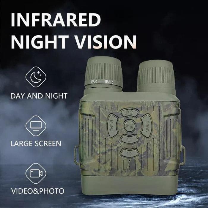 Belro night vision binoculars with dual lenses and infrared technology for enhanced low-light viewing.